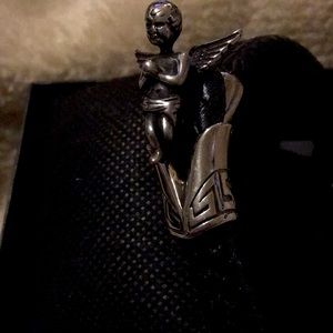 Leather and metal bracelet (boho soul).